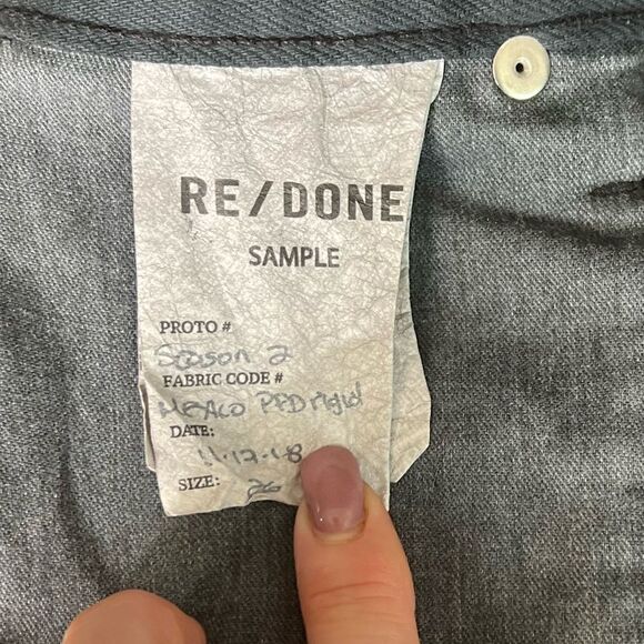 RE/DONE 90’s Mini Skirt in Washed Black. Size 26. NWT! - Picture 10 of 16